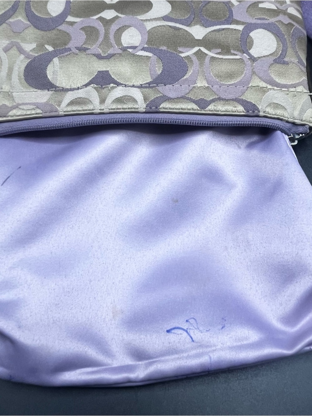 Vintage Y2K Coach Penelope Signature Jacquard Pocket Turn Lock Swingpack F45670 - Picture 6 of 16